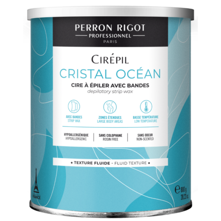 perron rigot cirepil cristal ocean strip wax tin 800g