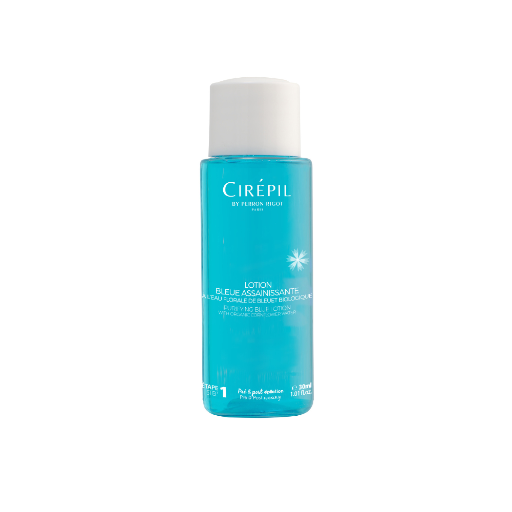 perron rigot cirepil pre & post wax purifying blue lotion 30ml