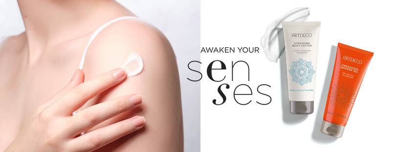 Artdeco Awaken Your Senses Banner