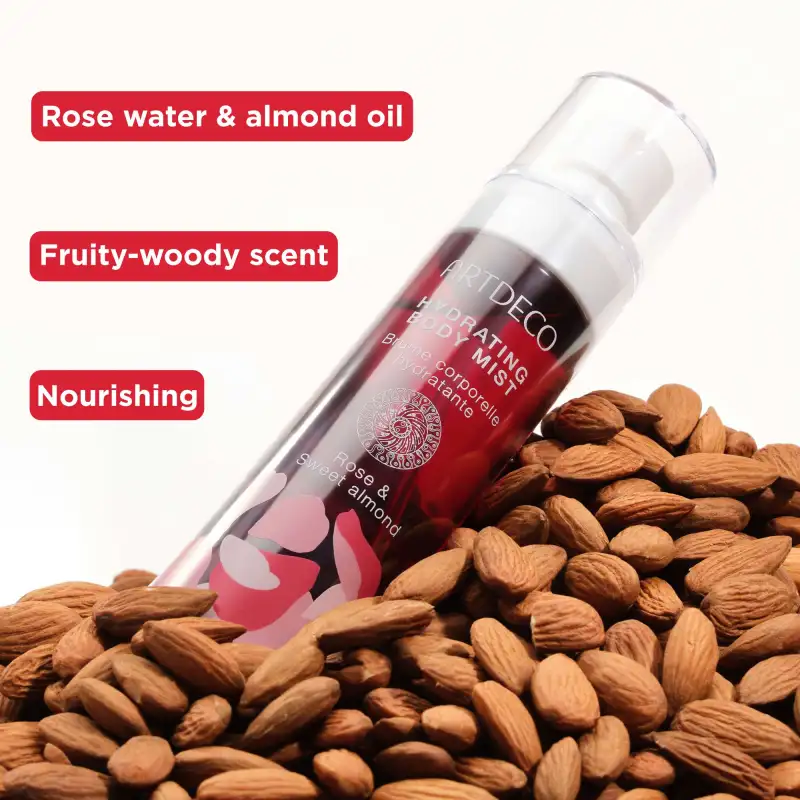 ARTDECO Hydrating Body Mist Rose & Sweet Almond (benefits)